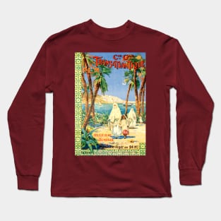 Vintage Travel Poster - Algiers Long Sleeve T-Shirt